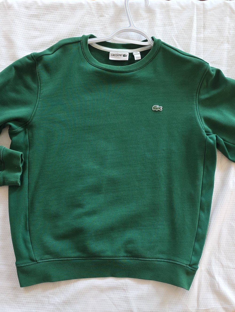 LACOSTE fotest green sweatshirt 4, Small